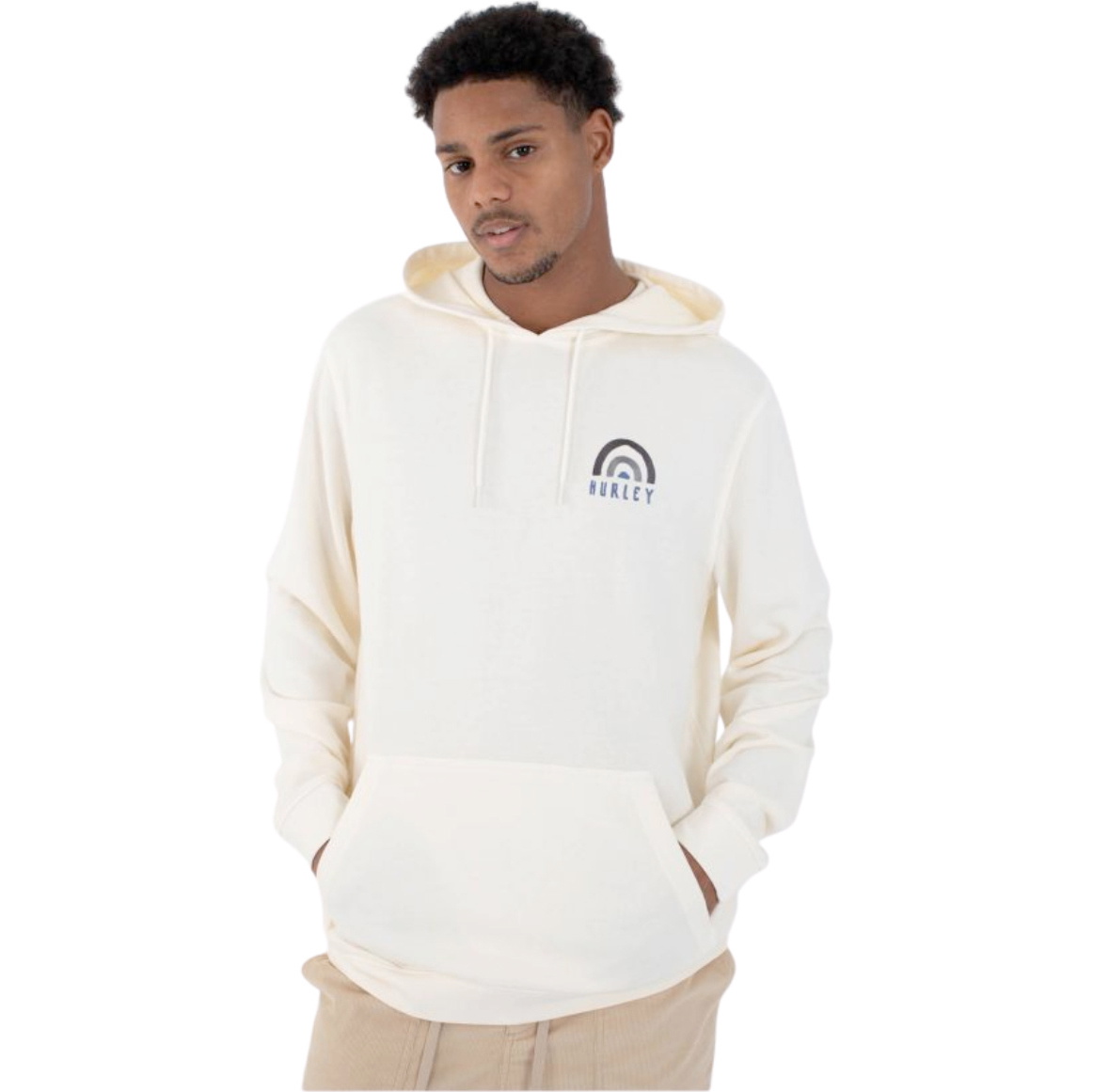 2026 Hurley Mens Naturals PO Hoodie HFA25MMFT04693 - Black Combo